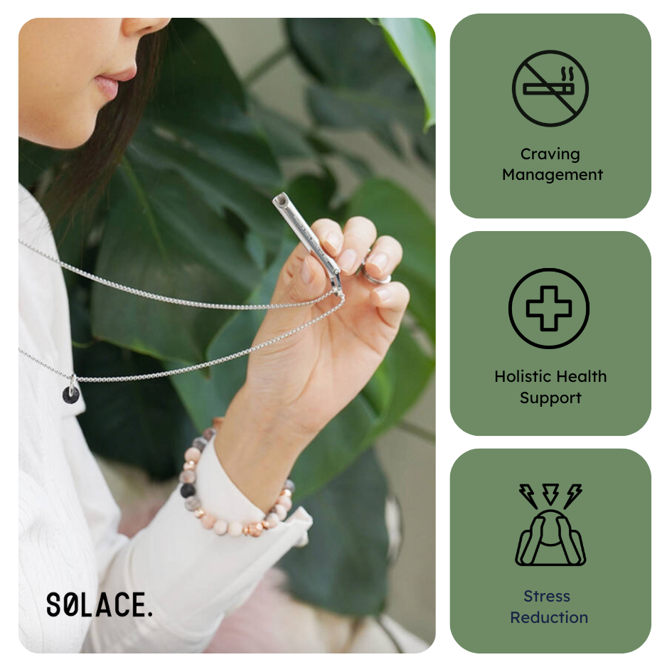 Solace Breathlace | Anxiety & Craving Relief Breathing Necklace